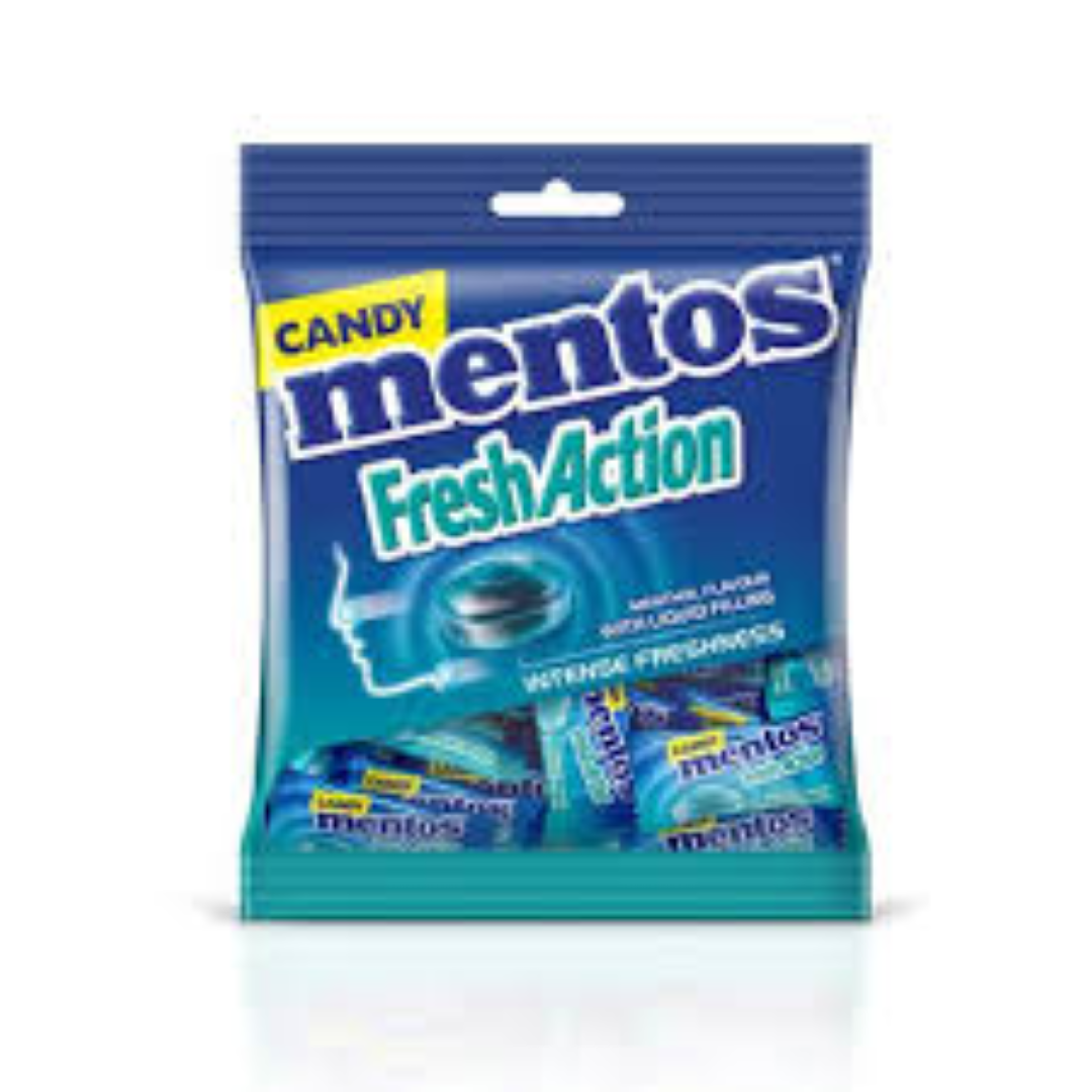 MENTOS FRESH ACTION MENTHOL 50UNIT*2PCS 110G